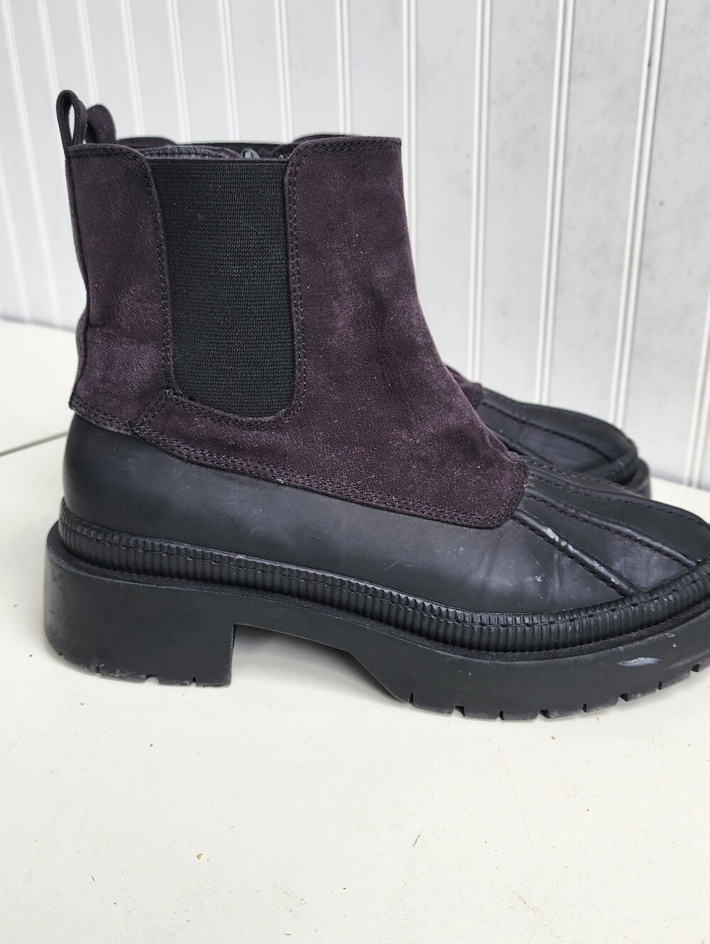 Universal Thread Women's Black Ella Water Repellent Combat Boots Size 8.5